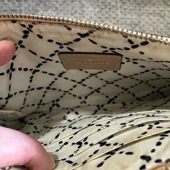 Kate Spade Saffiano Leather Cream Wristlet - Picture 3 of 3